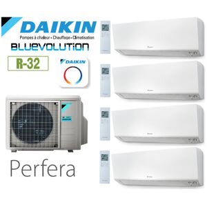 Daikin Perfera Quadrisplit 4MXM68A + 3 CTXM15R+ 1 FTXM35R- R32