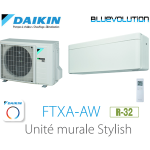 Daikin Stylish FTXA25AW - R-32 - WIFI inclus