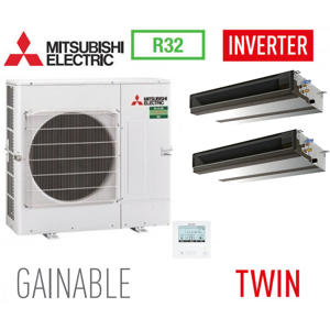 Mitsubishi Ensemble Twin INVERTER PUZ-M140VKA + 2 PEAD-M71JA