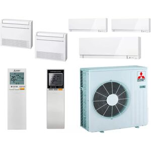 MITSUBISHI ELECTRIC Mitsubishi Quintuple-split MXZ-6F120VF + 2 X MSZ-EF22VGKW + 2 X MFZ-KT25VG + MSZ-EF42VGKW - Publicité