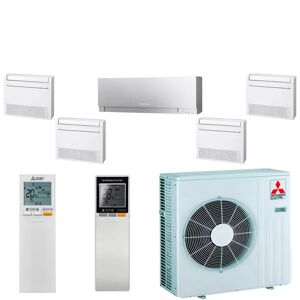 MITSUBISHI ELECTRIC Mitsubishi Quintuple-split MXZ-6F120VF + MSZ-EF22VGKS + 4 X MFZ-KT25VG - Publicité