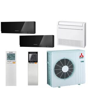 MITSUBISHI ELECTRIC Mitsubishi Tri-split MXZ-6F120VF + MSZ-EF25VGKB + MFZ-KT35VG + MSZ-EF50VGKB