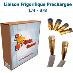 QUICK CONNECT PLUS Liaison Frigorifique Préchargée 1/4-3/8 Quick Connect Plus Pack4