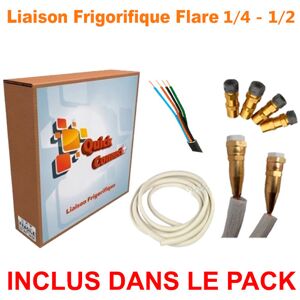 QUICK CONNECT PLUS Liaison Frigorifique Préchargée 1/4-1/2 Quick Connect Plus Pack5