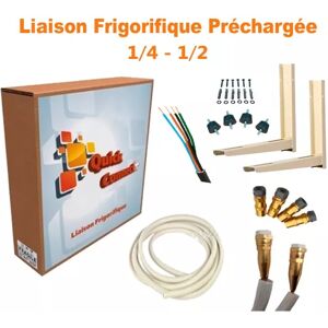 QUICK CONNECT PLUS Liaison Frigorifique Préchargée 1/4-1/2 Quick Connect Plus Pack6