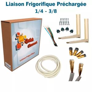 QUICK CONNECT PLUS Liaison Frigorifique Préchargée 1/4-3/8 Quick Connect Plus Pack6