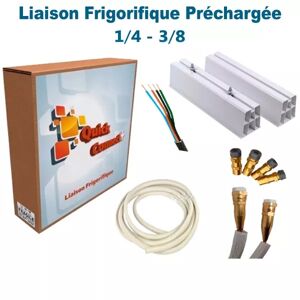 QUICK CONNECT PLUS Liaison Frigorifique Préchargée 1/4-3/8 Quick Connect Plus Pack6
