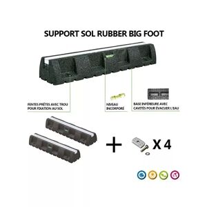 Jeu de supports Sol Rubber Big Foot 450 mm