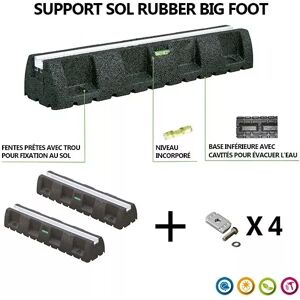 Jeu de supports Sol Rubber Big Foot 450 mm