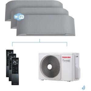 Toshiba Climatisation tri-split Toshiba Haori 5.2kW taille 10 + 10 + 10 - RAS-B10/10/10N4KVRG-E + RAS-3M18U2AVG-E