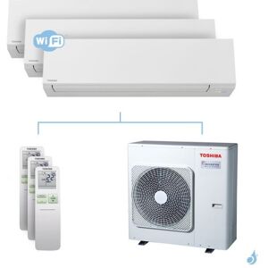 Toshiba Climatisation tri-split Toshiba Shorai Edge 10kW taille 10 + 13 + 22 - RAS-B10/13/22N4KVSG-E + RAS-5M34U2AVG-E