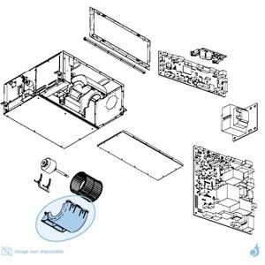 FUJITSU Enveloppe Turbine B pour climatisation gainable Atlantic Fujitsu Réf. 897156