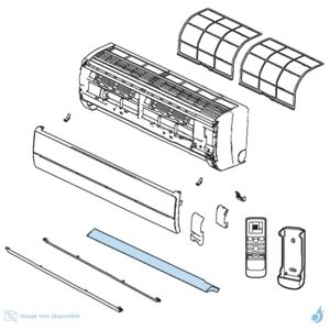 FUJITSU Diffuseur pour climatisation murale Atlantic Fujitsu LGC Réf. 896787