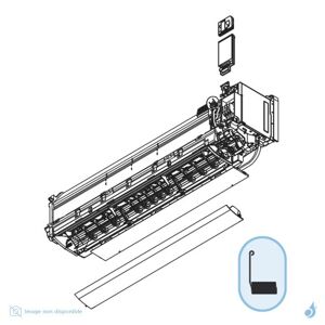 FUJITSU Ressort Volet pour climatisation Atlantic Fujitsu ASYG18-24KMTB Réf. 893526