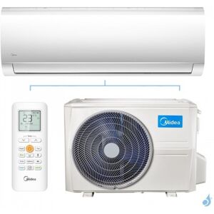 Midea Climatiseur Mono split Midea BLANC 26(09)N8 2.64kW Mural Inverter PAC air-air MSMABU-09HRDN8 + MOX133-09HFN8