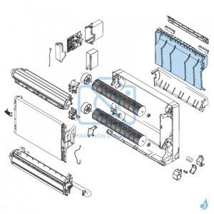 FUJITSU Base 2 pour climatiseur console Atlantic Fujitsu AGYG09-12KVCA Réf. 896443