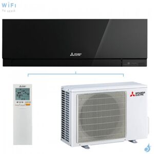 Mitsubishi Electric Climatiseur Mono Split MITSUBISHI MSZ-EF35VGKB + MUZ-EF35VG 3.5kW MSZ-EF Noir Mural Design WiFi PAC inverter silencieuse