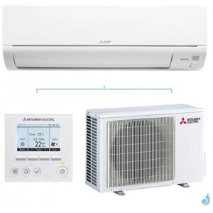 Mitsubishi Electric Climatiseur MITSUBISHI Mural Froid Seul 5.0kW MSY-TP50VF + MUY-TP50VF Monosplit Tertiaire MSY-TP avec Telecommande PAR-41MAA