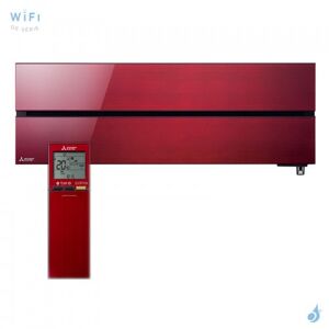 Mitsubishi Electric Climatiseur mural MITSUBISHI Design De Luxe MSZ-LN50VG2R 5.0kW Rouge Rubis WiFi Mural Multi Split Inverter Reversible