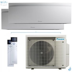 Climatisation bi-split DAIKIN Emura 3 2MXM50A(9) FTXJ-AW 5kW tailles 2 + 2.5 Blanc FTXJ20AW + FTXJ25AW - Publicité