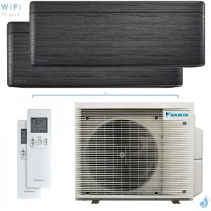 Daikin Climatisation bi-split DAIKIN Stylish 2MXM50A(9) FTXA-BT 5kW tailles 1.5 + 3.5 Imitation Bois CTXA15BT + FTXA35BT