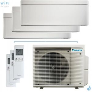 Daikin Climatiseur tri split DAIKIN Stylish 3MXM40A9 FTXA-AW 4kW tailles 15 + 15 + 25 Blanc CTXA15AW + CTXA15AW + FTXA25AW