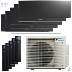 Daikin Penta split DAIKIN Emura 3 5MXM90A9 FTXJ-AB 9kW tailles 20 + 20 + 20 + 20 + 35 Noir FTXJ20AB (x4) + FTXJ35AB (x1)