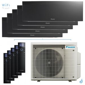 Daikin Penta split DAIKIN Emura 3 5MXM90A9 FTXJ-AB 9kW tailles 20 + 20 + 20 + 42 + 50 Noir FTXJ20AB(x3) + FTXJ42AB(x1) + FTXJ50AB(x1)