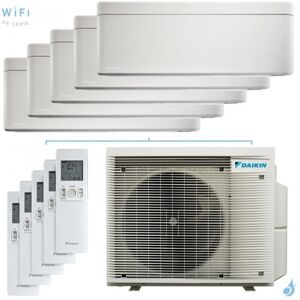 Penta split DAIKIN Stylish 5MXM90A9 FTXA-AW 9kW tailles 15 + 15 + 20 + 25 + 25 Blanc CTXA15AW (x2) + FTXA20AW + FTXA25AW (x2) - Publicité