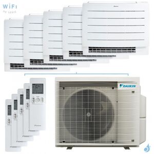 Penta split DAIKIN Perfera 5MXM90A9 FVXM-A9 9kW tailles 20 + 20 + 20 + 20 + 20 Console CVXM20A9 (x5)