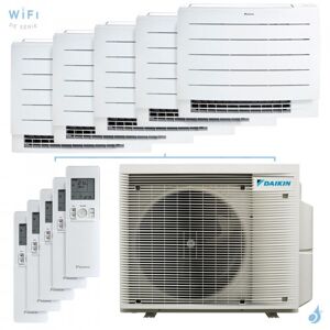 Daikin Penta split DAIKIN Perfera 5MXM90A9 FVXM-A9 9kW tailles 20 + 20 + 20 + 20 + 20 Console CVXM20A9 (x5)