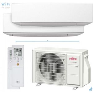 FUJITSU Climatisation bi split FUJITSU Mural KETF AOYG14KBTA2 4kW tailles 20 + 20 Takao Line WiFi de série ASYG07KETF + ASYG07KETF