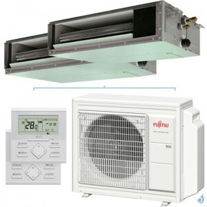 Climatiseur bi split FUJITSU Gainable KSLAP AOYG24KBTA3 6.8kW tailles 35 + 42 Gainable Mini ARXG12KSLAP + ARXG14KSLAP