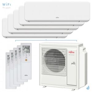 FUJITSU Penta split FUJITSU KGTF AOYG36KBTA5 9.5kW tailles 20 + 20 + 20 + 35 + 35 WiFi Takao M3 ASYG07KGTF (x3) + ASYG12KGTF (x2)