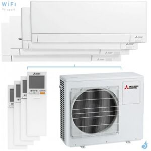 Mitsubishi Electric Quadri split Mitsubishi MSZ-AY MXZ-4F80VF4 8.0kW tailles 15 + 15 + 25 + 35 MSZ-AP15VGK (x2) + MSZ-AY25VGK + MSZ-AY42VGK WiFi