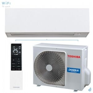 Climatisation mono split Daiseikai 10 3.5kW RAS-B13S4KVPG-E + RAS-13S4AVPG-E WiFi de serie PAC mural Inverter Toshiba