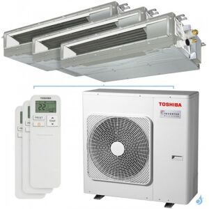 Tri split Toshiba gainable RAS-3M26G3AVG-E 7.0kW Tailles 20 + 25 + 42 RAS-M07U2DVG-E + RAS-M10U2DVG-E + RAS-M16U2DVG-E - Publicité