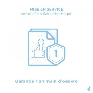 Mise en service combinee solaire thermique Daikin France - Garantie 1 an main d?oeuvre