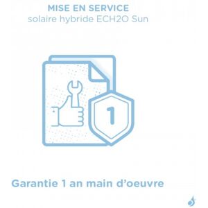 Daikin Mise en service combinée solaire hybride Daikin France ECH2O Sun - Garantie 1 an main d’oeuvre