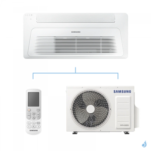 SAMSUNG Climatisation Mono Split Cassette 1 voie Wind-Free Gaz R-32 AC026RN1DKG 2.6kW A++/A+