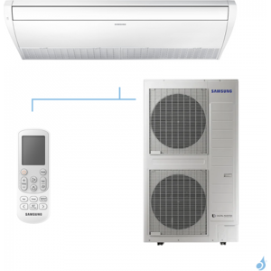 SAMSUNG Climatisation Mono Split Grand Plafonnier Triphasé Gaz R-32 AC140RNCDKG 13.4kW - Publicité