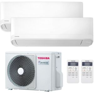 Toshiba Climatiseur Double Split Toshiba Seiya 9000BTU+12000BTU 2,5kW+3,3kW A++/A+ R32