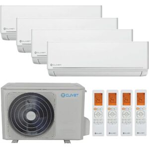 Clivet by Midea Climatiseur Quadri Split Clivet EZCool 9+9+12+12BTU Inverter R32 A++/A+.