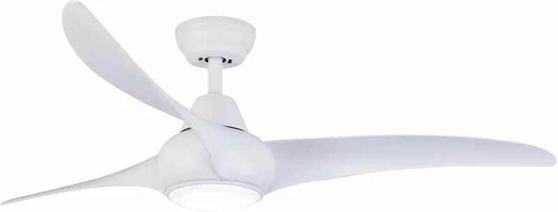 SULION Ventilateur de plafond Sulion GALILEO 132 cm blanc avec LED