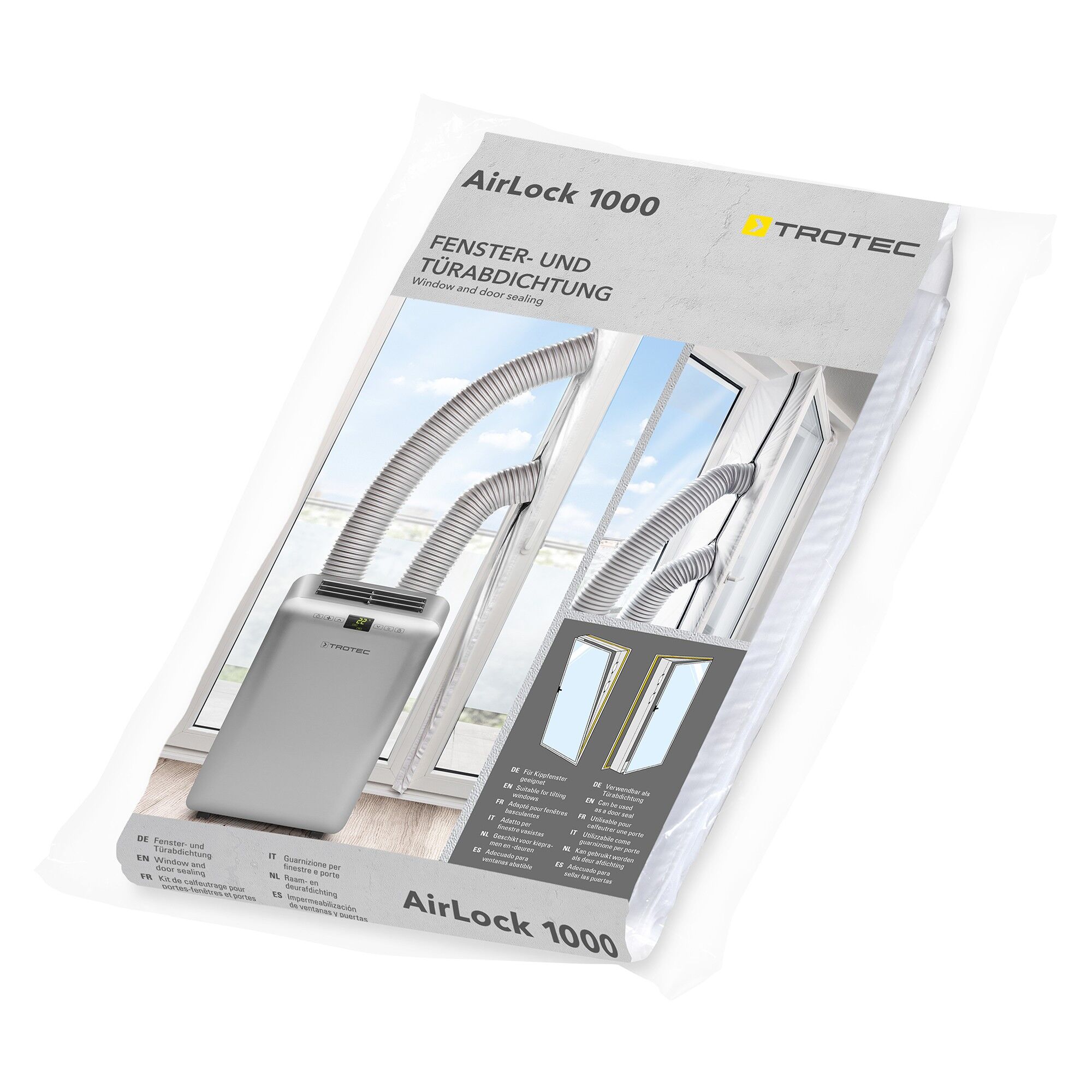 Notice d'utilisation, manuel d'utilisation et mode d'emploi Trotec Kit de calfeutrage AirLock 1000 pour porte-fenêtre et porte   