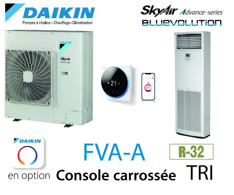 Notice d'utilisation, manuel d'utilisation et mode d'emploi Daikin Armoire verticale ADVANCE FVA140A triphasé   