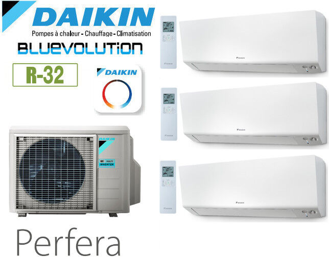 Notice d'utilisation, manuel d'utilisation et mode d'emploi Daikin Perfera Triplit 3MXM52A + 3 FTXM20R - R32   