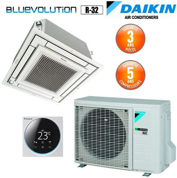 Notice d'utilisation, manuel d'utilisation et mode d'emploi DAIKIN Climatiseur cassette Daikin FFA35A + RXM35R   