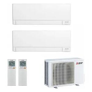 Mitsubishi Condizionatore Dualsplit Inverter  12000+ 15000 Btu Wi-Fi Plus Codice Prod: Msz-Ay35(42)Vgkp Mxz-3f54vf4