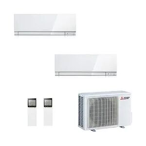 Mitsubishi Condizionatore Dualsplit Serie Kirigamine Zen 7000+7000 Btu Codice Prod: Msz-Ef22(22)Vgkw Mxz-2f33vf3